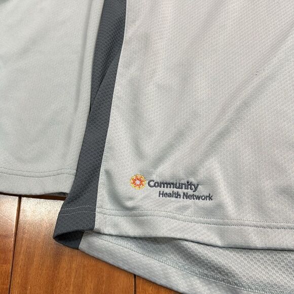 ALO Yoga Cool Fit Gray and Black Quarter-Zip Pullover size XL - Picture 5 of 9